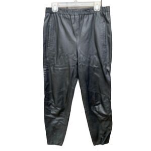 Vintage Leather Jogging‎ Pants